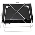 Miniatyrbilde 3 av 6: ##/Bærbar Kullgrill, Sammenleggbar Kullgrill for Piknik##/