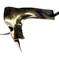 Pikkukuva 3 / 5: (Musta Kulta) Vintage Masquerade Mask Fantom Oopperasta Yksi Silmä