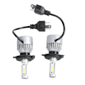 Miniatyrbillede 1 af 5: 2 X S2 H4 72w 8000lm LED Forlygter Bil Hi/lo Stråle Auto Pærer 6000k Hvid