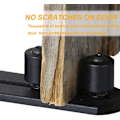 Miniatyrbild 5 av 5: (Svart)Kullagerdesign!!!Ny Uppgraderad 2 St. Lagerspår för Skjutdörr