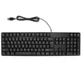Ergonomiska datortangentbord Tålig USB-ansluten arabisk engelsk mekanisk tangentbord för PC-bärbara datorer