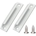 Miniatyrbillede 2 af 5: 2 stk. (Hvid) Aluminium Legering Greb - Skydedørsgreb - Balkon