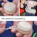 Miniatyrbillede 5 af 5: Sæt med 10 Naturlige Træ Yo-Yoer - Træ Yo-Yo Fantastisk Idé til