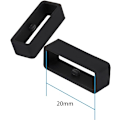Miniatyrbillede 4 af 5: 10 Loop 20mm Silikon Urrem, Gummi Urrem Spænder, Sport