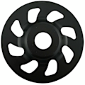Miniatyrbillede 3 af 4: ##/Professionel Diamant Slibeskive 125 x 22,2 mm##/