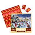 Miniatyrbillede 1 af 4: ##/Julepuslespil, 1008 brikker Julepuslespil, 24 dage##/