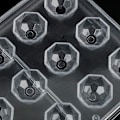 Miniatyrbillede 1 af 5: Transparent Chokoladeform, Klar Plastik Slikform, Til