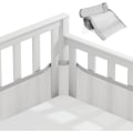 Miniatyrbillede 2 af 5: Baby Cabin Bumper, Sengestol Bumper, 3D Mesh Foring, Sikker for Sengens Luft