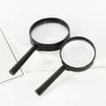 Bärbar liten förstoringsglas 2 stycken (diameter 60 mm, svart)