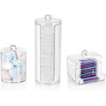 Miniatyrbillede 2 af 5: Tredelt Makeup Organizer - Vatpindsholder og Multi-