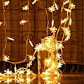 Miniatyrbillede 3 af 6: ##/LED-snefnug lyskæde, vinterjulelys, skaber en hyggelig atmosfære##/