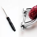 Miniatyrbild 3 av 5: ##/Stycke Audi Vävd Läder Nyckelring Röd Röd One Size Fits All##/