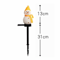 Miniatyrbillede 5 af 5: ##/Solcelled Havelyslys Julemand Snedmand Landskabslys##/