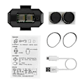 Miniatyrbillede 3 af 3: Syvfarvet Natflyvende LED Flash Lys Genopladelig Advarsels Signallampe Anti-kollisions Strobe Blink