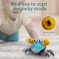 Miniatyrbillede 3 af 6: ##/Elektrisk automatisk induktion krabbe legetøj, lys og musik, orange##/