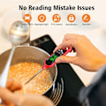 Miniatyrbilde 3 av 5: ##/Kjøkkentermometer, 3S øyeblikkelig avlesning vanntett matlagingstermometer##/