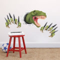 Miniatyrbild 3 av 5: 3D Dinosaurie Väggdekaler Väggdekaler Mural Dekaler för Sovrum