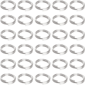 Miniatyrbillede 2 af 5: 800 Pak Nøglering 10mm Mini Split Springring med Dobbelt Spl