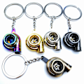Miniatyrbilde 2 av 5: ##/5 stk Bilnøkkelring LED Turbo Nøkkelring Roterende Modell Turbo Nøkkelring for Dekorasjon og Gave##/