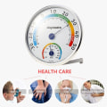 Miniatyrbild 3 av 5: Termometer Hygrometer Inomhus Utomhus Analog Monitor Temperatur