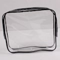 Miniatyrbillede 6 af 6: ##/in 1 Gaveposer Transparent PVC Rejsetaske Vandtæt Multifunktionel Kosmetikposer Makeupposer til Rejser 3 stk (Sort)##/