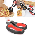Miniatyrbilde 3 av 5: ##/28cm Pizzaskjærer i rustfritt stål, kjøkkensaks med##/