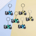 Miniatyrbillede 5 af 5: /#/8 mini PVC nøgleringe til motorcykler. Nøglering Mænd Kvinder Bil Nøglering 8 Indkøbsvogn Nøglering Bedste Smykkegave/#/