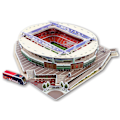 Miniatyrbillede 4 af 5: Tredimensionelt puslespil fodboldbane fodboldbygning st