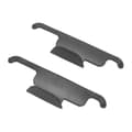 2 st Sätes Nackstöd Krok Kolfiber Mönster ABS Bil Förvaring Nackstöd Hängare Ersättning för Tesla Model 3 Model Y