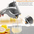 Miniatyrbillede 4 af 5: Manuel Citruspresser, Saftpresser Citronpresser Premium Qua