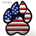Miniatyrbillede 5 af 5: 9 stk. Broderet Patch Hundepotformet Stryge-på Patch DIY Broderi