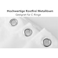 Miniatyrbild 4 av 5: ##/Duschdraperi Jul, Röd, 180 x 200 cm, Mögelresistent, Ch##/