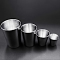 Miniatyrbilde 5 av 5: 30/70/180/320ml Rustfritt Stål Kopp Drikke Kaffe Øl Te Camping Vann Krus 30ML
