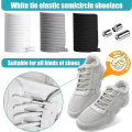 Miniatyrbilde 4 av 5: 6 Par Elastiske Skolisser med Metallspenne - Ingen Binding Elastiske Skolisser