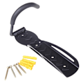 Miniatyrbilde 5 av 6: ##/stk. Sykkelstativ veggmontert Valgbare farger Sykkelstativ for 1 sykkel Veggmontert Veggfester Farge:Svart##/