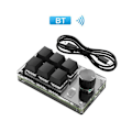 Miniatyrbild 3 av 5: ##/Mini Macro Mekaniskt Speltangentbord 6 Tangenter Enhands USB PC-tangentbord med Programmerbara Knappgenvägar Anpassad Funktion för Windows för Vista##/