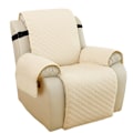 Miniatyrbillede 2 af 5: (Khaki) Vandafvisende Recliner Stolbetræk til Læder Recliner Stole