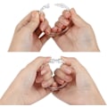 Miniatyrbilde 5 av 5: 12 stk Plast Dusjgardinringer, Runde O-ringer Henger for