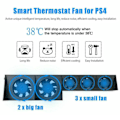 Miniatyrbillede 5 af 5: ##/Notebookkøler med automatisk temperaturføler Meget stille blæser##/