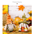 Miniatyrbilde 5 av 5: ##/Par gnomerfigurer Thanksgiving dekorasjonsartikler, høst##/