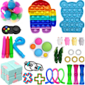 Miniatyrbillede 1 af 4: ##/Julekalender 2023 - 30 Pakke Fidget Pop it Legetøj til Voksne & Børn##/