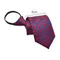 Miniatyrbillede 5 af 5: Herre Business Slips Flere Mønsterdesigns Rige Farver Ingen Knude Casual Slips Banket Bryllupsfest Slips A