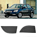 Miniatyrbild 2 av 5: Bil Exteriör Bakre Dörrlist För Hyundai Accent 2006-2009 838301E000 838401E000