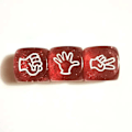 Miniatyrbillede 3 af 5: ##/40 stk. Terninger Gæt Spil Forskellige Farver 6-sidede Terninger til Spil Terningstørrelse 20mm##/
