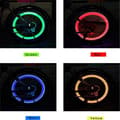4 kpl LED-pyöränvanteiden valot, 4 väriä, vedenpitävät edessä ja takana