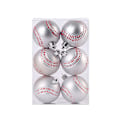 Miniatyrbild 1 av 5: ##/6 st julgranskulor, 6 cm, baseboll##/