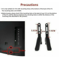 Miniatyrbilde 4 av 5: 2 stk Universal TV-Stativ Base Brakett for 32-65 tommer Samsung Vizio