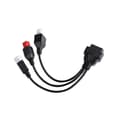 Motorcykel för 3-pin 4-pin och 6-pin Obd2 Diagnostikkontakt Kabel för Motorcykel Obd Förlängningskabel