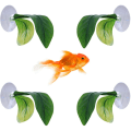 Miniatyrbild 1 av 3: Flytande Bladhängmatta Betta Säng Hammock Form Blad för Akvarium G