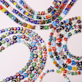 Miniatyrbild 2 av 5: ##/Strands Handgjorda Glaspärlor Strängar Blandade Färger Distanspärlor Lampwork Glaspärlor för Smyckestillverkning - 1 Stilar##/
